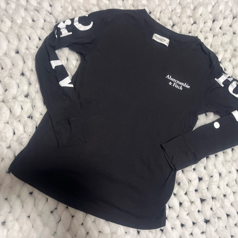 Abercrombie & Fitch Charcoal Soft Collection Crewneck Tee